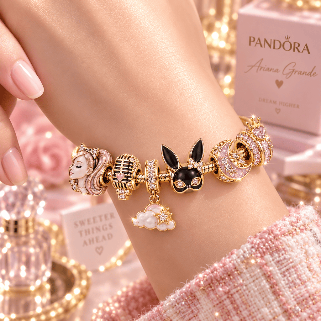 ARG Gold Charm Bracelet Set VTH