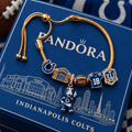 IDC Silver Charm Bracelet Set NTVA