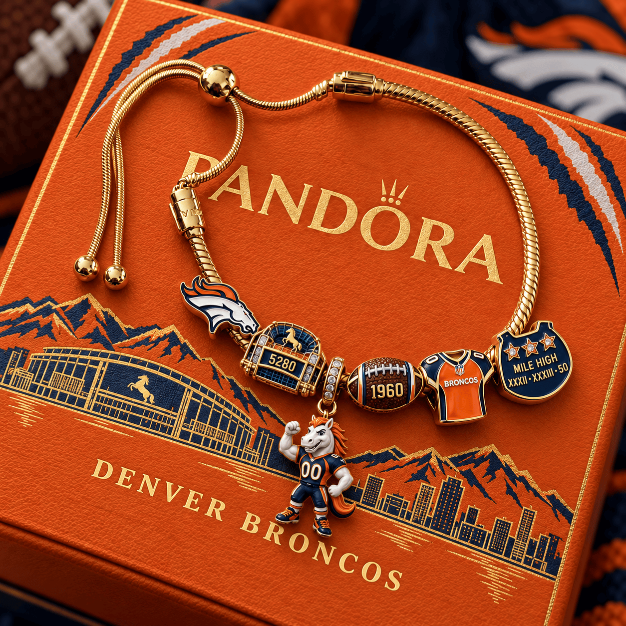 DVBC Silver Charm Bracelet Set NTVA