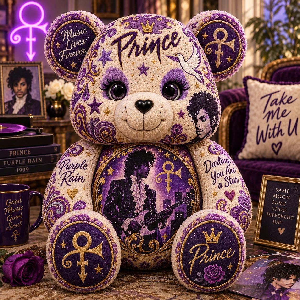 PRCE Bear Custom Shaped Pillow