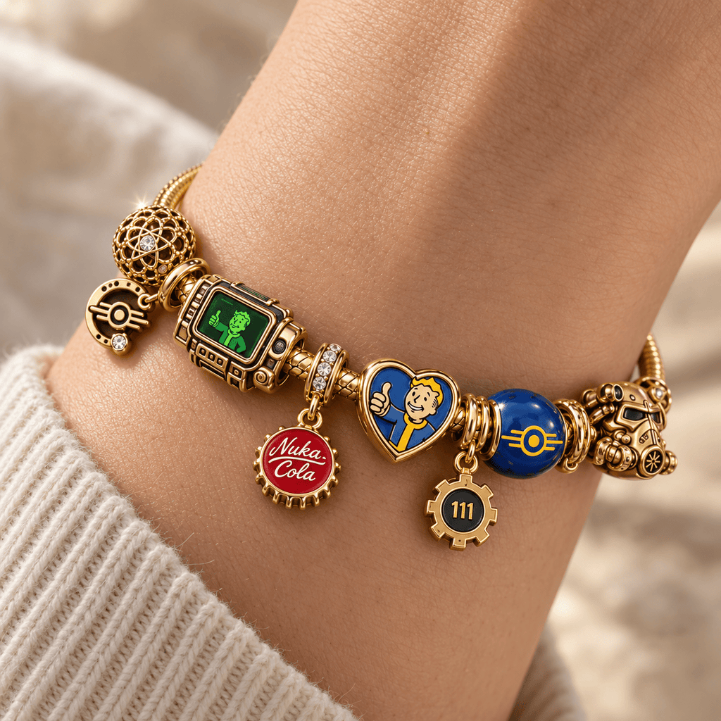 FOG Gold Charm Bracelet Set PTKL