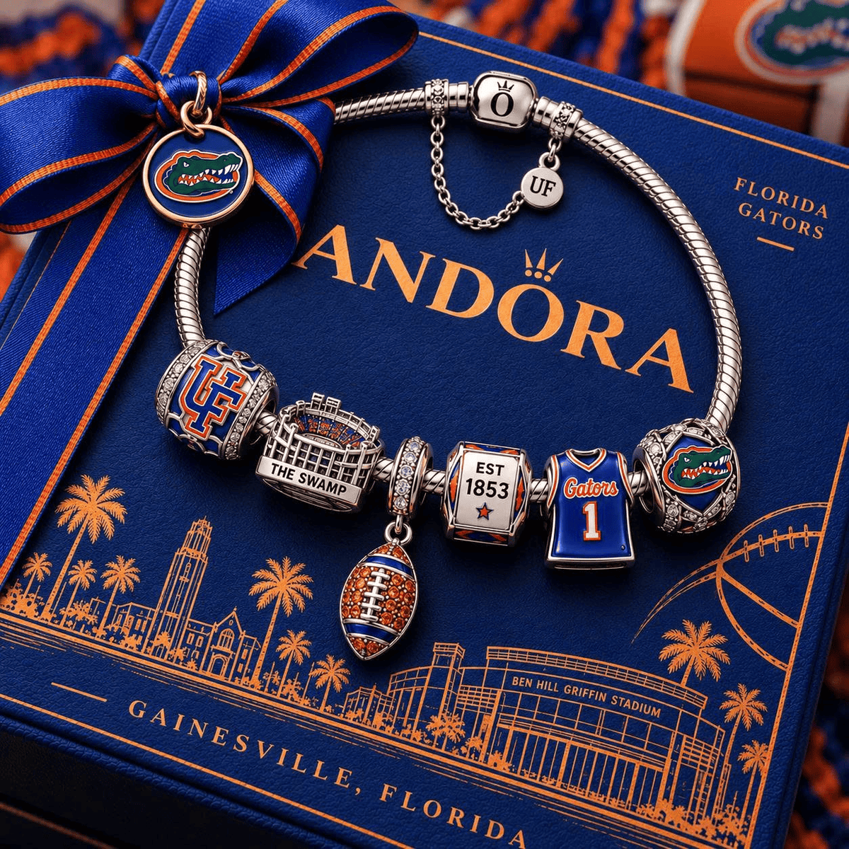 FGT Silver Charm Bracelet Set VTH