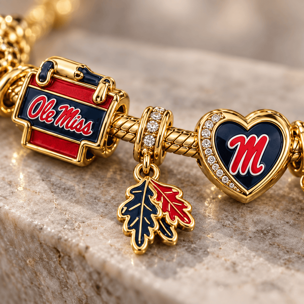 OMR Gold Charm Bracelet Set PTKL