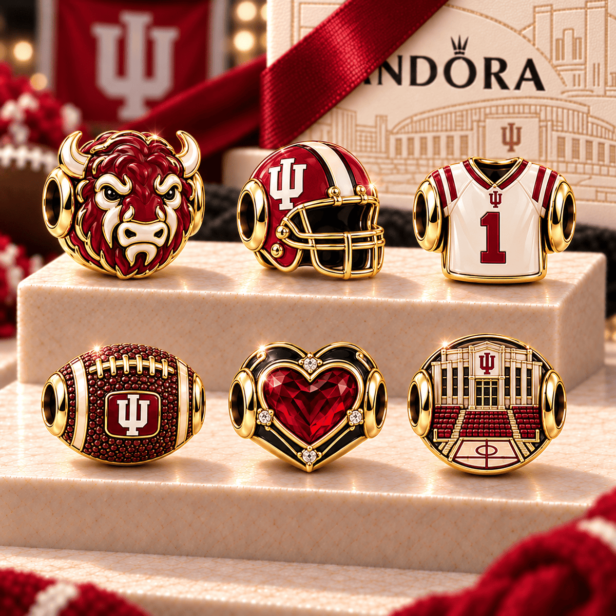 IDH Gold Charm Bracelet Set PNPA