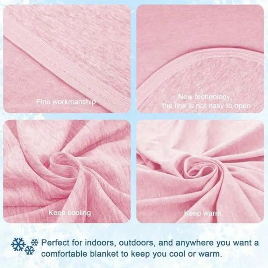 Cooling Blanket, Large Summer Cool Throw For Hot Sleepers, Lightweight Air Cooling at Absorbing Soft Breathable Smooth Cover